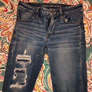American Eagle Ripped Jeggings